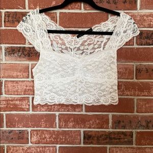 Cute Lacey half camisole